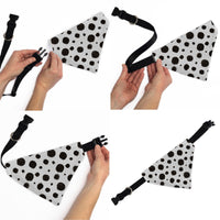 Pet Bandana - 101 Dalmatians Cruella's Spots White/Black