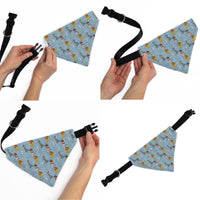 Pet Bandana - Disney Dogs 5-Dog Group Collage/Paws Blues