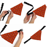 Pet Bandana - Mickey Mouse Poses and Expressions Scattered Red