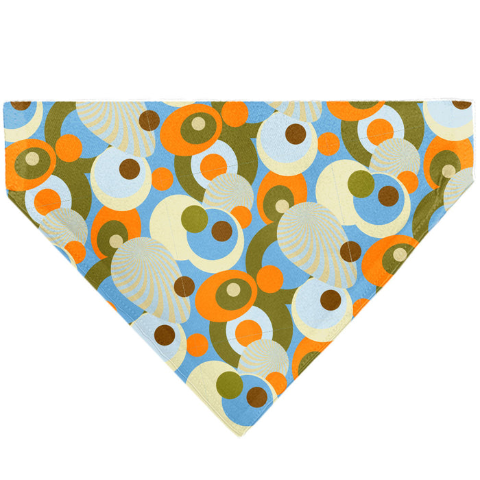 Pet Bandana - Scooby Doo SD Dog Tag Retro Dots Multi Color