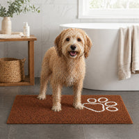 Pet Life ® 'Fuzzy' Quick-Drying Anti-Skid and Machine Washable Dog Mat