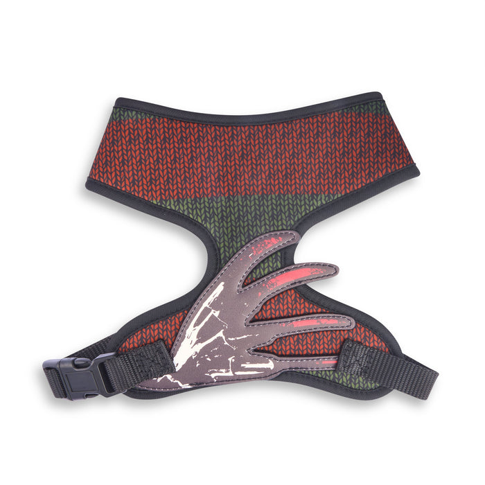 Pet Harness - A Nightmare on Elm Street Freedy Sweater Print with Hand Applique