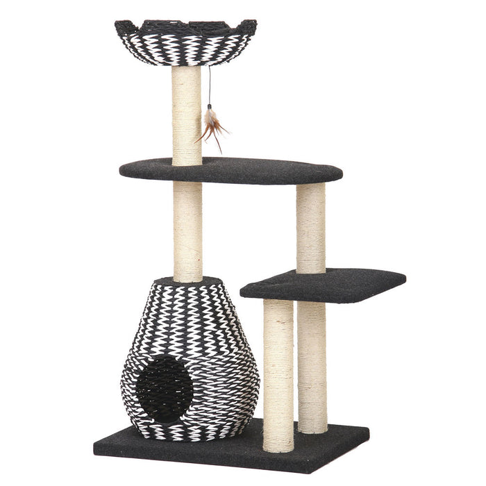 Ace Natural Aesthetic, Handwoven Large Cat Tree