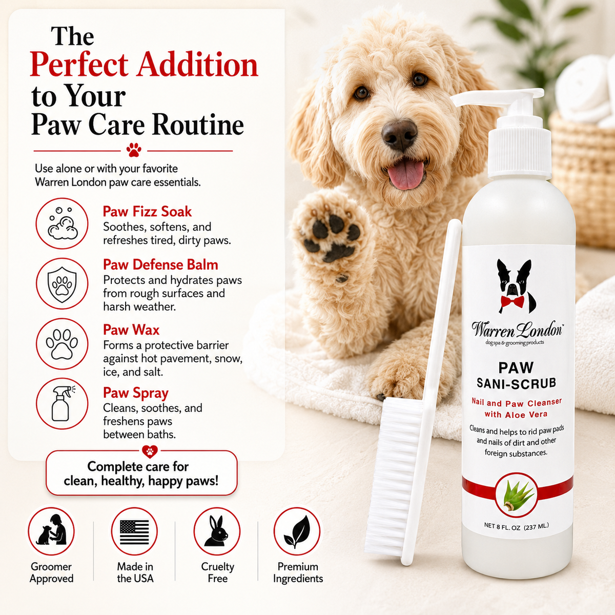 Paw Sani-Scrub - Paw and Nail Cleanser