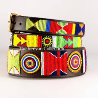 "Primary" Beaded Dog Collar