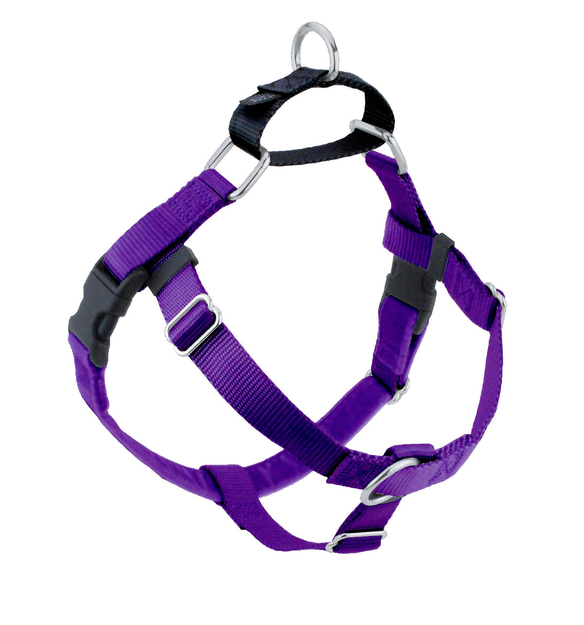 Purple Freedom No-Pull Dog Harness