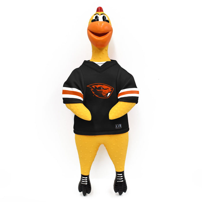 OR State Beavers Rubber Chicken Pet Toy