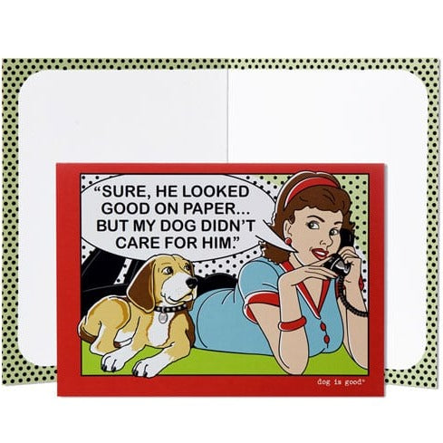 Looked Good on Paper Greeting Card
