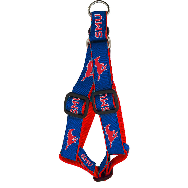 SMU Mustangs Nylon Dog Step-In Harness