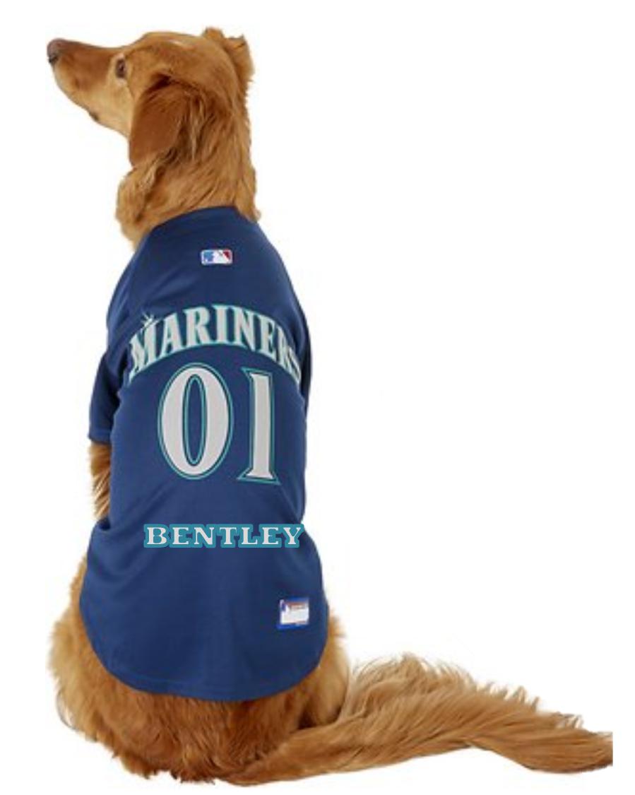 MLB Seattle Mariners Dog T-Shirt, Small