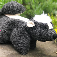Squooshie™ Skunk Plush Dog Toy