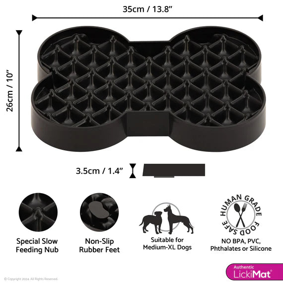 LickiMat SloDog - Large - Black
