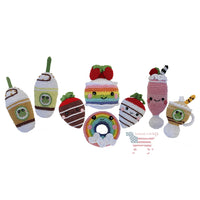 Scoop the Ice Cream Cone Handmade Knit Knack Toys - 3 Red Rovers