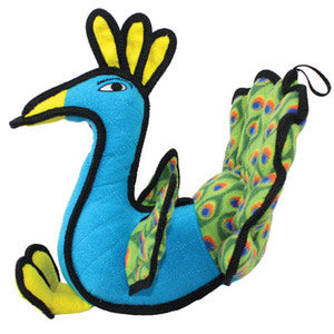 Tuffy Zoo Series - Peyton Peacock Tough Toy