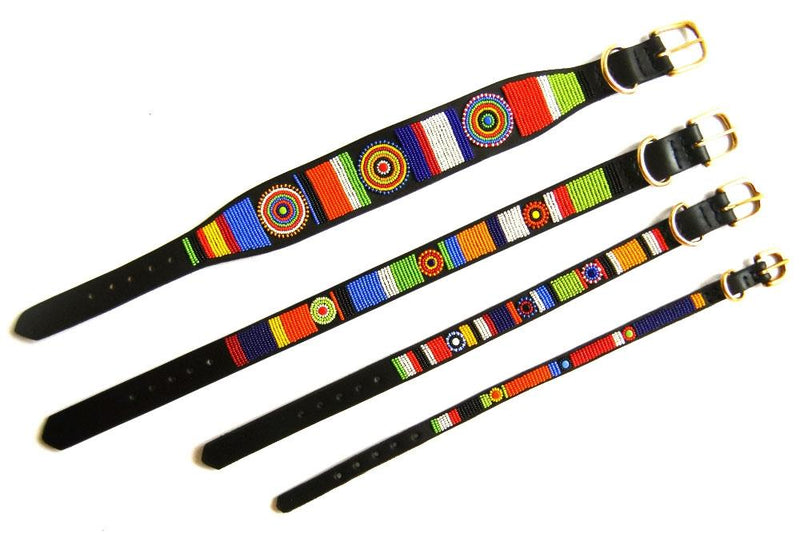 Circle of Life Beaded Dog Collar