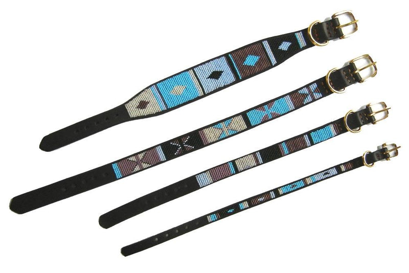 Jacaranda Beaded Dog Collar