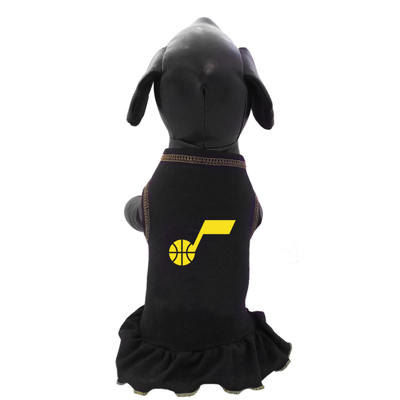 Utah Jazz Pet Cheerleader Ruffled Dress