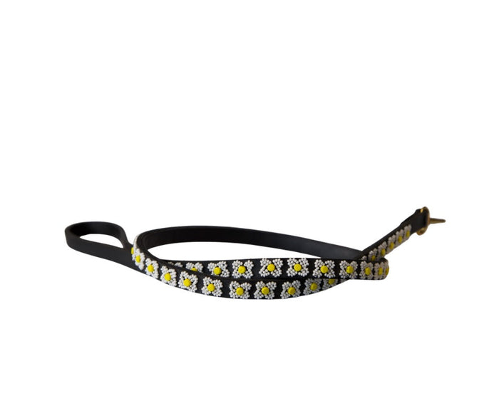 TKC Daisies Beaded Dog Lead