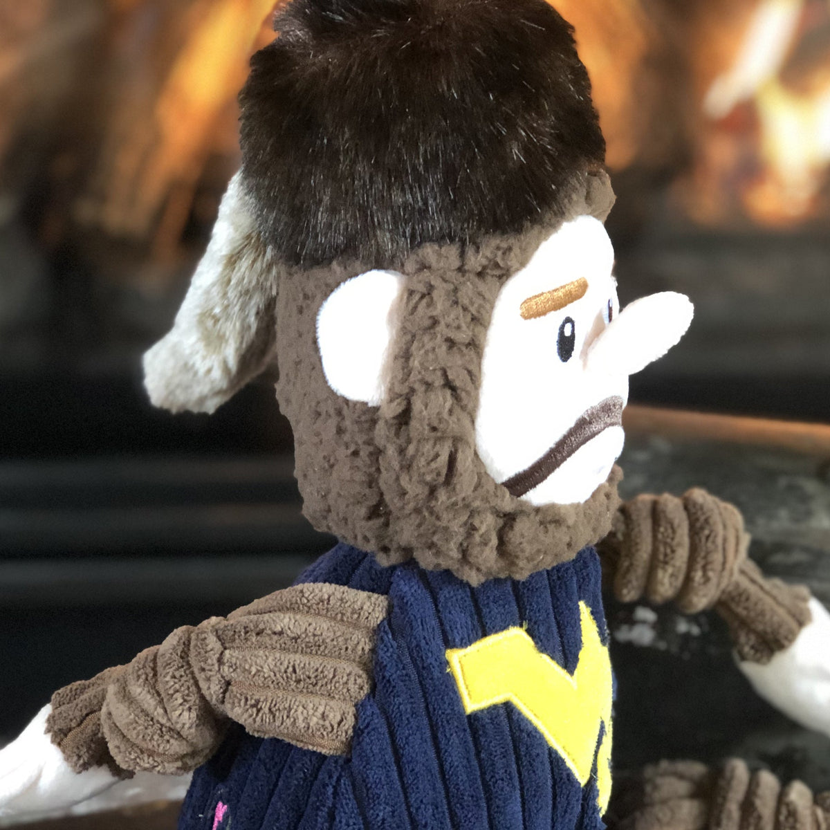 NCAA West Virginia University, Mountaineer Knottie® Plush Dog Toy