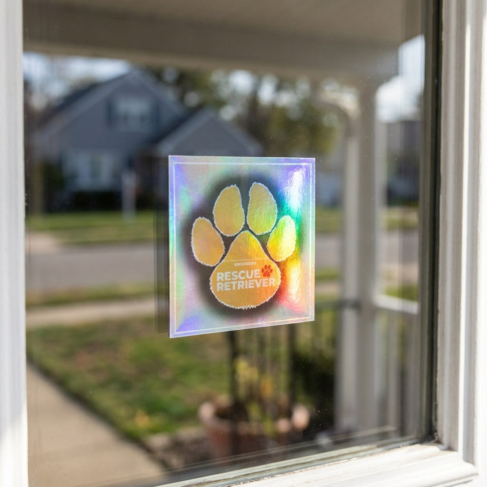 Rescue Retriever® Reflective Pet Alert Safety Sticker 2 Pack | Pets In ...