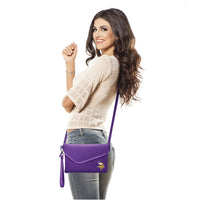 Minnesota Vikings Fold-Over Crossbody Pebble Purse