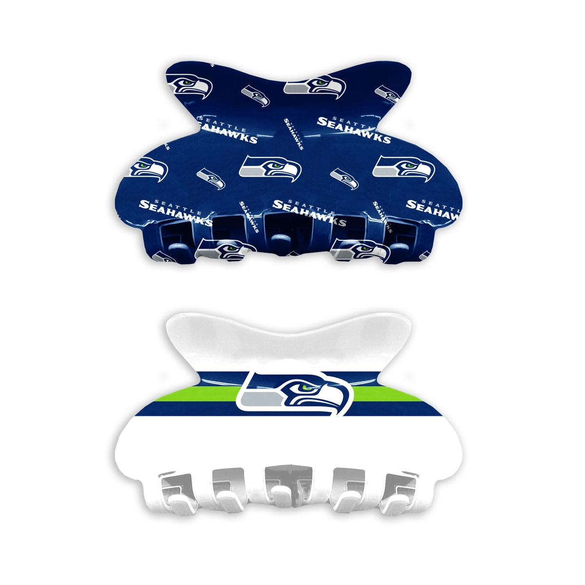 Seattle Seahawks Team Hair Claw Set