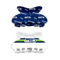 Seattle Seahawks Team Hair Claw Set