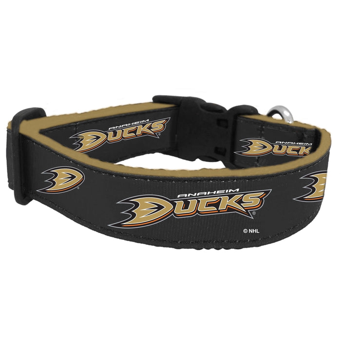 Anaheim Ducks Nylon Dog Collar and Leash