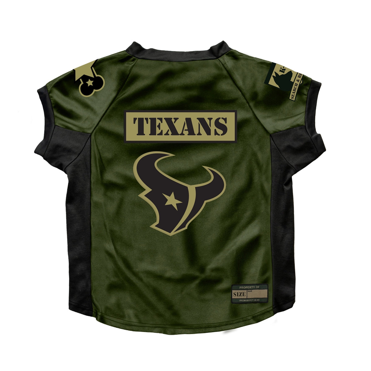 Houston Texans Big Dog Valor Stretch Jersey 3 Red Rovers