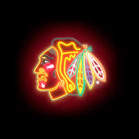 Chicago Blackhawks Neon Tee Shirt