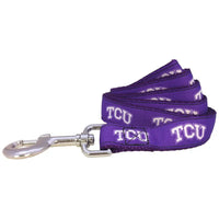 TCU Horned Frogs Nylon Dog Collar or Leash