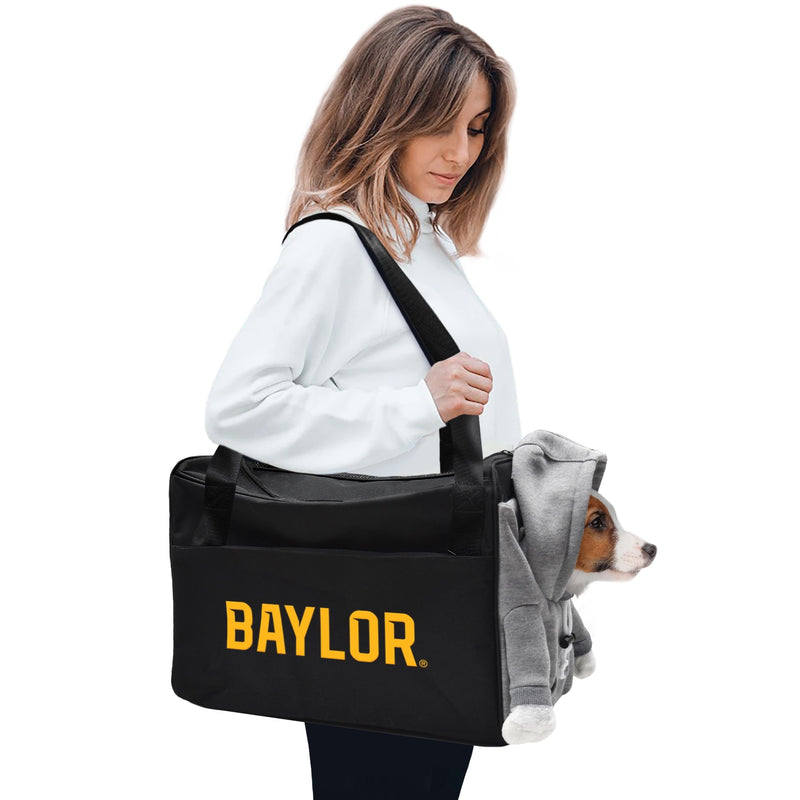 Baylor Bears Furry Fan Pet Carrier