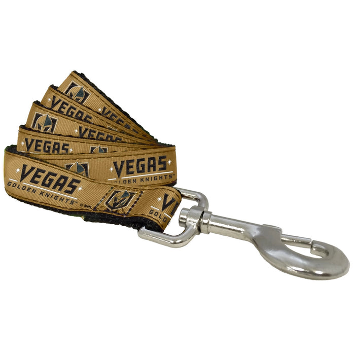 Vegas Golden Knights Nylon Dog Collar and Leash