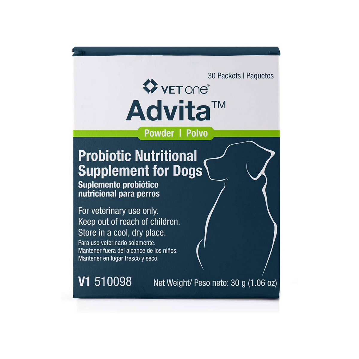 VetOne Advita Probiotic Nutritional Supplement for Dogs