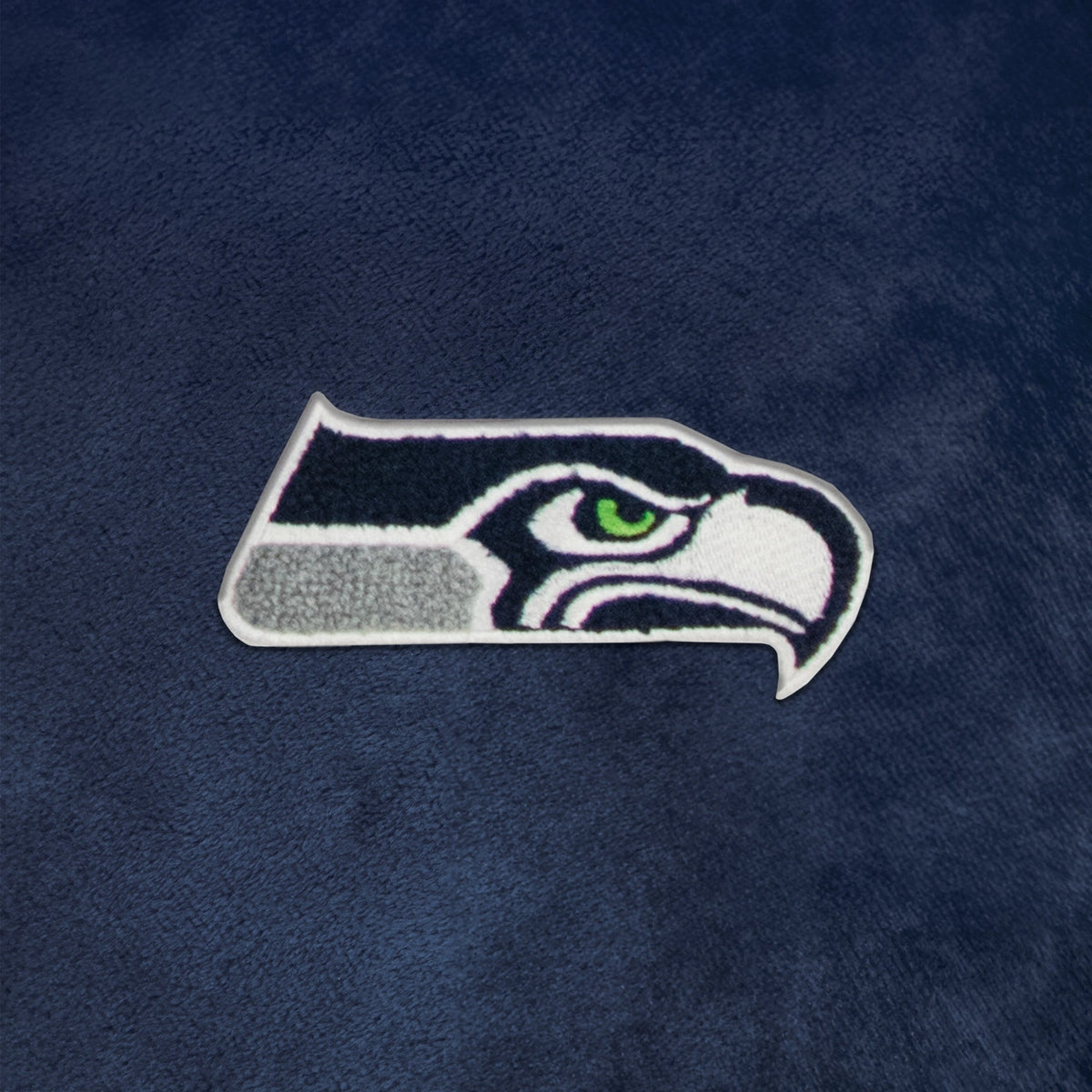 Seattle Seahawks Fur Trim Poncho