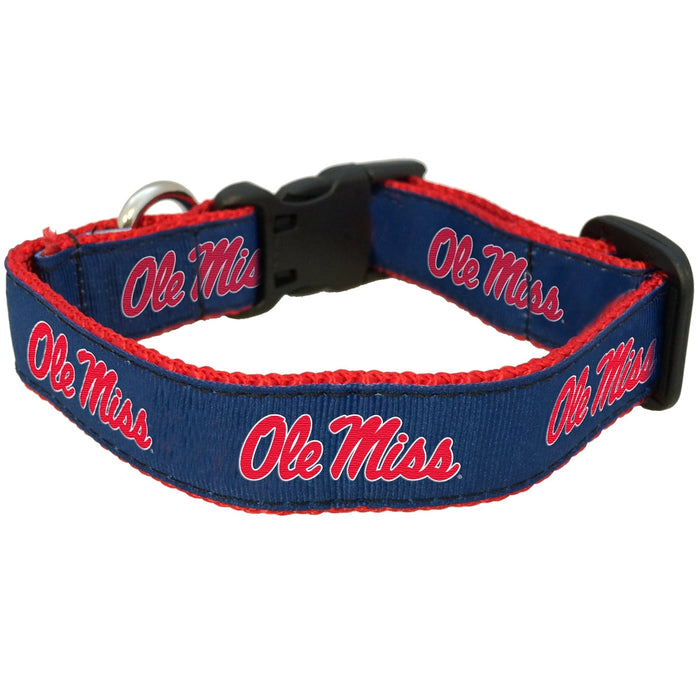 MS Ole Miss Rebels Nylon Dog Collar or Leash