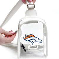 Denver Broncos Clear Mini Sling