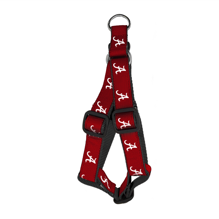 AL Crimson Tide Nylon Dog Step-In Harness