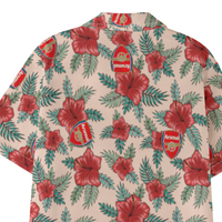 Arsenal FC 25/26 Team-Inspired Kids Cotton-Blend Hawaiian Shirt