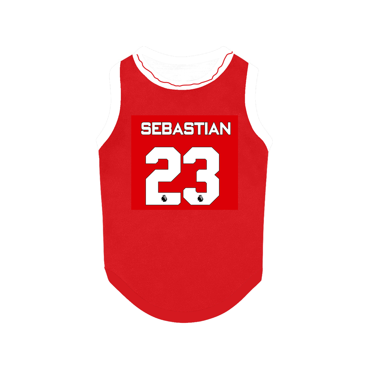 Arsenal FC Inspired Personalized Jersey Tank