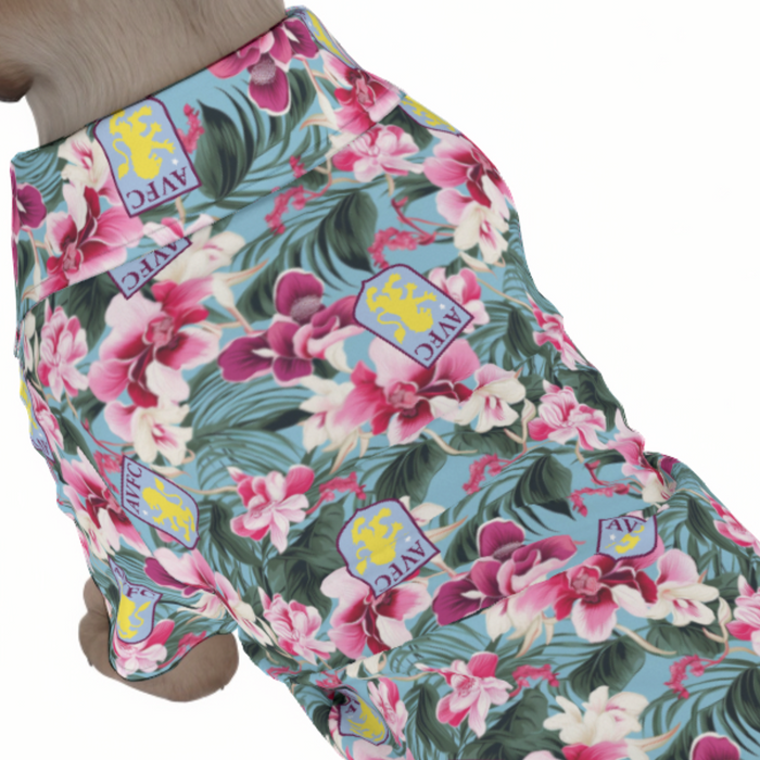 Aston Villa FC 25/26 Team-Inspired Pet Hawaiian Shirt (sizes M-3x)