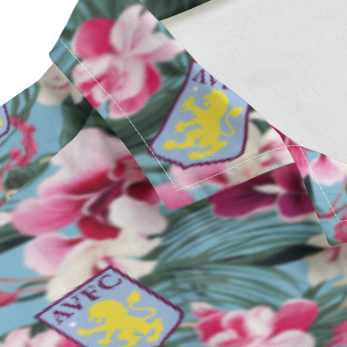 Aston Villa FC 25/26 Team-Inspired Unisex Cotton-Blend Hawaiian Shirt