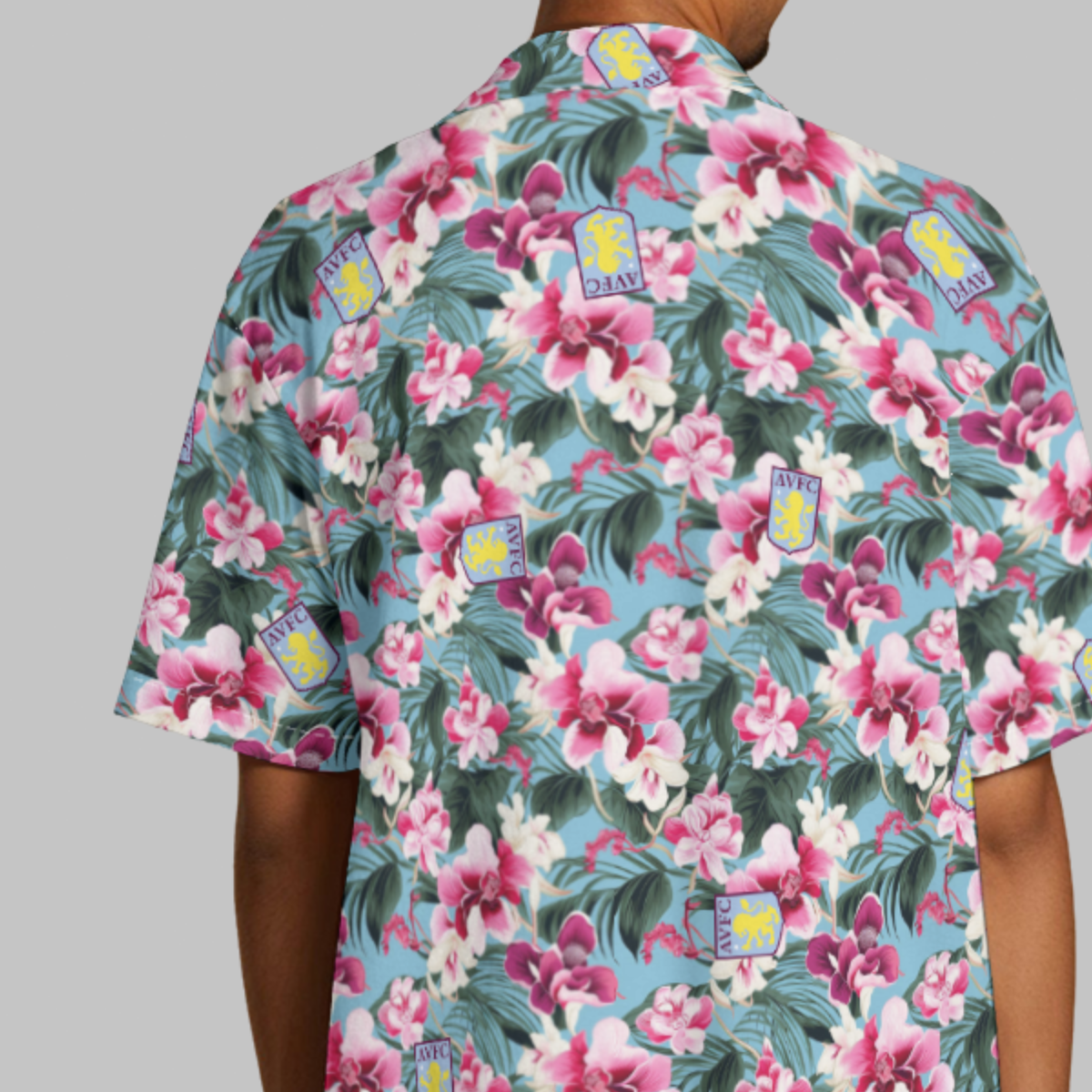 Aston Villa FC 25/26 Team-Inspired Unisex Cotton-Blend Hawaiian Shirt