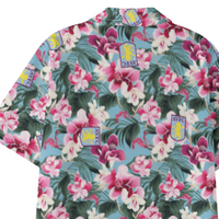 Aston Villa FC 25/26 Team-Inspired Kids Cotton-Blend Hawaiian Shirt