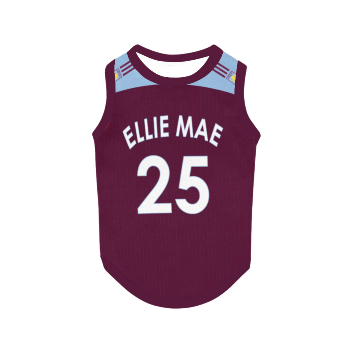 Aston Villa FC 25/26 Home Kit Inspired Personalized Tank
