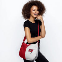 Tampa Bay Buccaneers Pebble Split Hobo Handbag