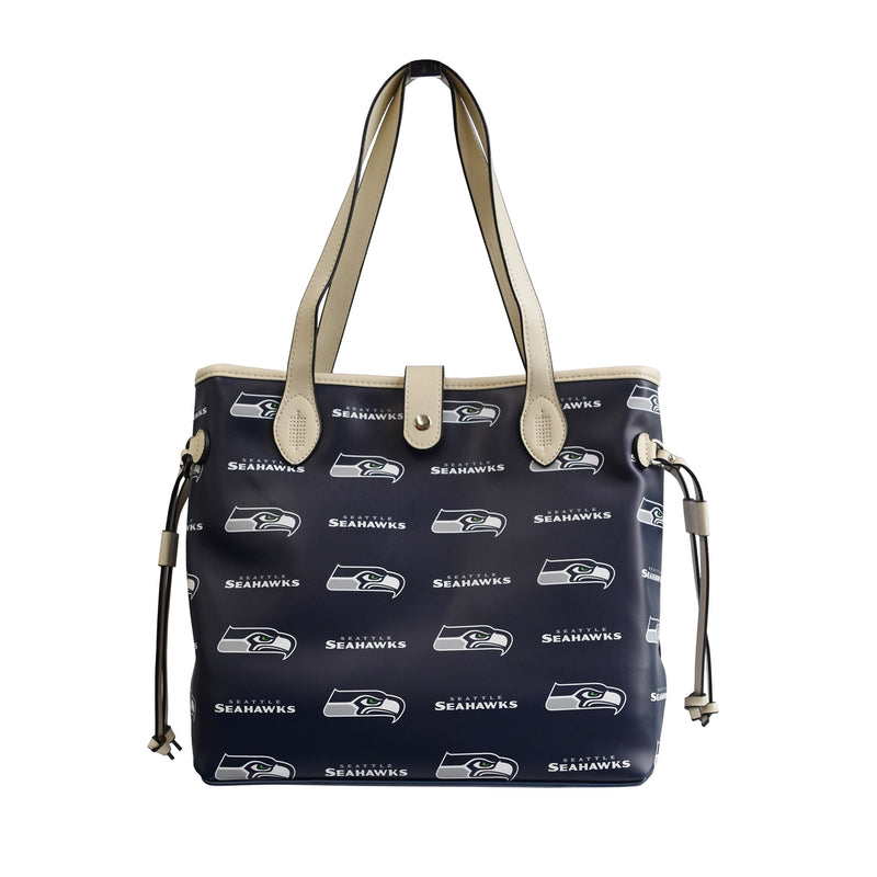 Seattle Seahawks Patterned Tote Handbag