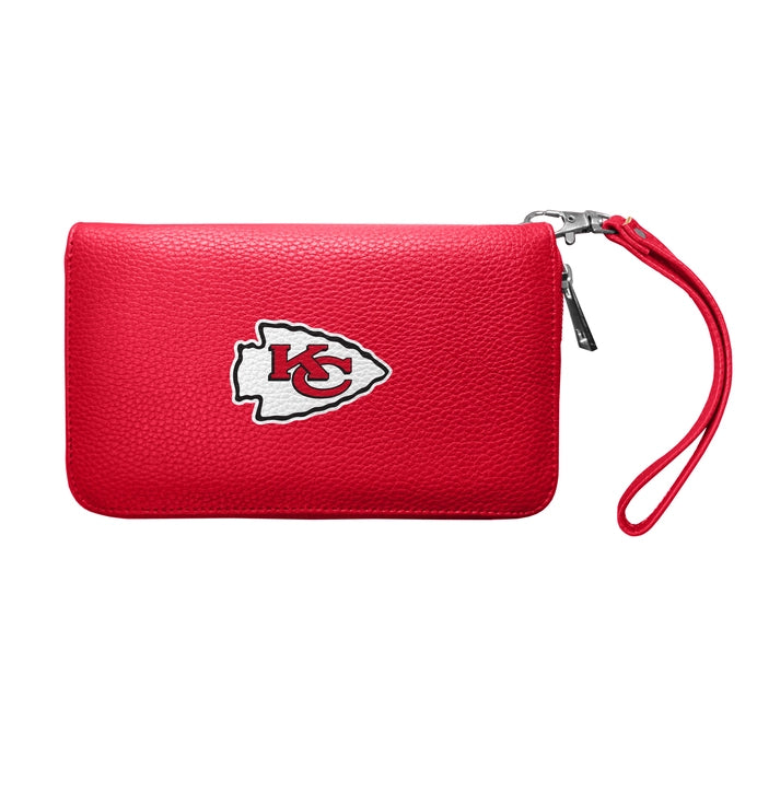 Kansas City Chiefs Zip Organizer Wallet Pebble