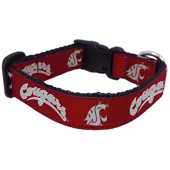 WA State Cougars Nylon Dog Collar or Leash