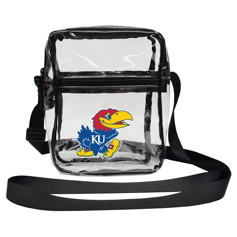 KS Jayhawks Clear Sideline Purse